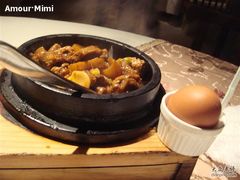 不回家的牛(砂锅做法)+温泉蛋-七仙岭君澜度假酒店·桃源小馆中餐厅