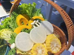 蔬菜拼盘-濠七糟粕醋•海南酸汤火锅(中关村店)