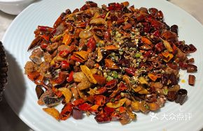 Chongqing Spicy Chicken with Chili and Sichuan Peppercorns