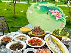 -七的湖·晚芳亭·阳澄湖农家菜·大闸蟹(莲花岛店)