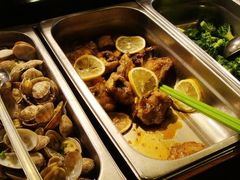 蛤蜊、柠檬丁香鱼、西兰花-松子料理(亮马桥店)