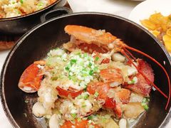 拍姜生焗波士顿龙虾-稻香酒家·33年老字号·港式粤菜(富邦中心店)
