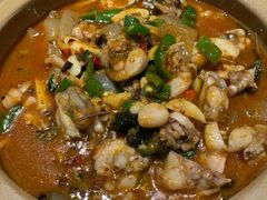 青椒紫苏焖牛蛙-火宫殿·湘菜小吃·商务宴请·生日聚会(东塘店)