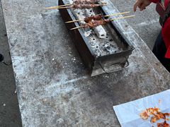 -劳动公园新疆人烤腰子