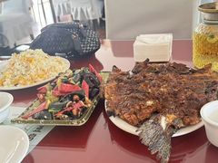 -北京龙庆四季香农家饭庄·灶台鱼·碳烤虹鳟鱼(龙庆峡店)