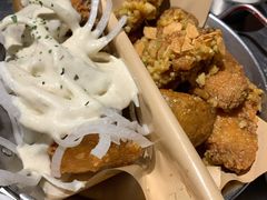 炸鸡翅一半一半-富乐满韩国正宗炸鸡韩国料理(虹泉路店)