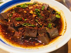 辣子蒜羊血-大厨小馆(华阳城店)