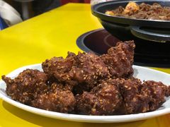 -老红桥炸灌肠牛肚锅烧烤(定福庄店)