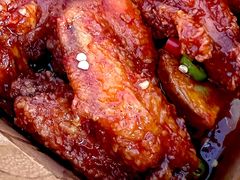 甜辣味炸鸡翅-富乐满韩国正宗炸鸡韩国料理(虹泉路店)