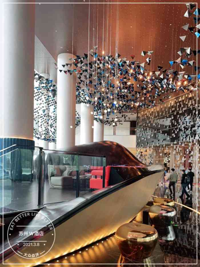 苏州w酒店-"酒店设计感很强,很高端,大堂感觉又是酒吧.