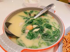 皮蛋肉丝煮桑芽-清晖小苑•顺德地方菜(壹海城店)