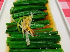 白灼黄秋葵-西域阿里马新疆菜·清真(桂花路店)
