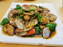 豉汁尖椒炒花甲-旺富东海大酒楼(海鲜街店)