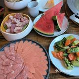 今天火锅吃撑了,超满足
