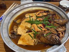 -东来菜馆•手抓海鲜家常菜•海鲜锅贴(鸽子窝店)