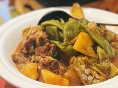 老家排骨土豆炖豆角-长城东北菜(新港西路店)