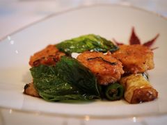 罗勒玉茄青椒煎蟹饼-宝丽轩中餐厅BAOLIXUAN