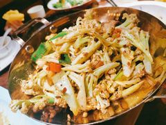 干锅有机花菜-绿茶餐厅(华联万柳店)