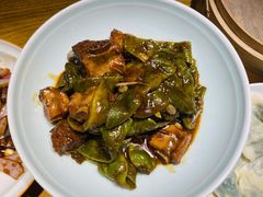 排骨炖油豆角-一轩饺子馆(丽都店)