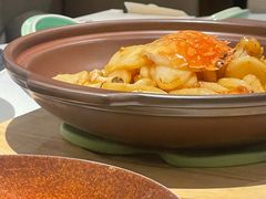 蟹炒年糕-西湖春天•老字号杭州菜(百汇店)