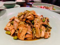 抱腌菜边笋肉片-虎哥私房菜(馒头山店)