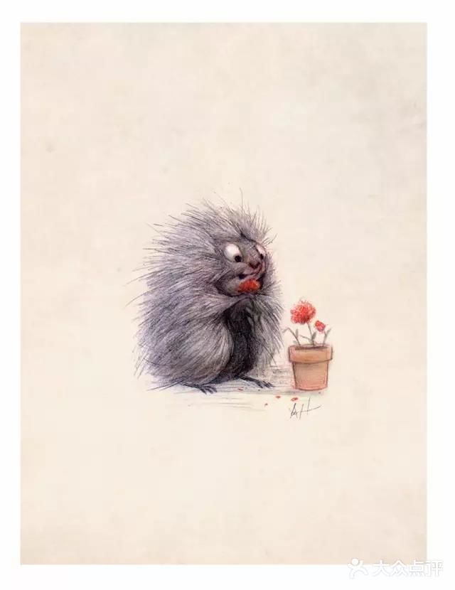 一组彩铅画小动物素材分享[胜利][胜利]