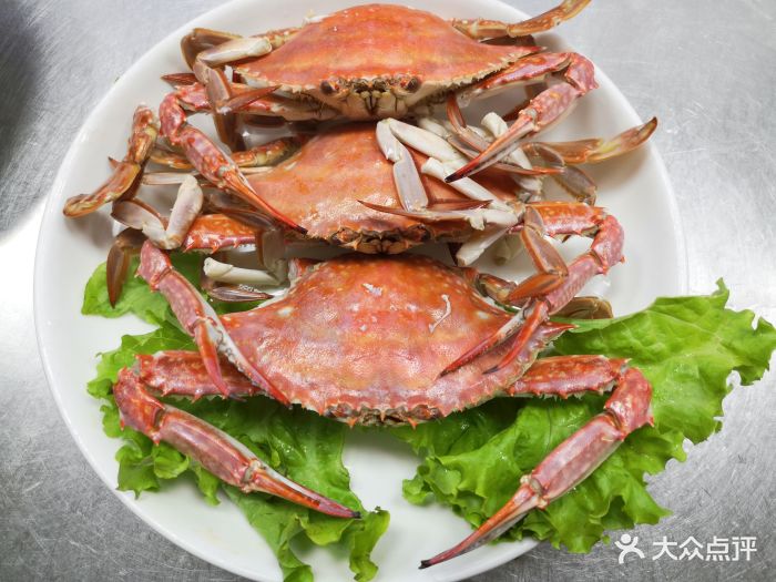 盖县海鲜粗粮馆东沟飞蟹图片