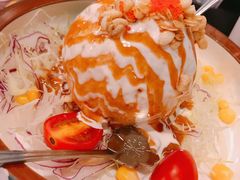 炸温泉蛋土豆泥沙律-仙隐小鹿中華の日料(正弘城店)
