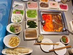 番茄麻辣鸳鸯锅-海底捞火锅(万象城店)