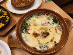 奶油烤菠菜-萨莉亚意式餐厅(苏州食百家店)