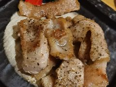 雪花猪颈肉dd-三石铁板烧(紫竹桥店)