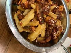 -东来菜馆•手抓海鲜家常菜•海鲜锅贴(鸽子窝店)