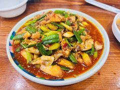 鱼籽鱼泡炒大蒜-绍兴名菜馆(可乐路店)