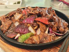 铁板黑椒牛柳-玉林烤鸭店(定福庄店)