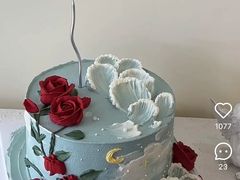 -芒果与甜纯动物奶油蛋糕&甜品台定制