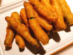 咸蛋黄四季豆-初蓉丨遇见新川菜(亲贤街荣耀店)
