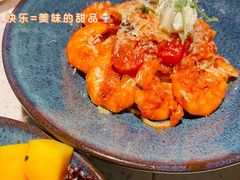 鲜茄茸大虾配马斯卡朋意大利面-BE BRIGHT KITCHEN(正佳广场店)