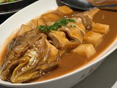 自制年糕烧深海大黄鱼-逸道(益丰·外滩源店)