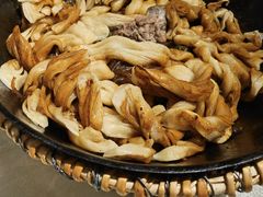 排骨豆角卷子-华盛园卷子王农家菜水库鱼