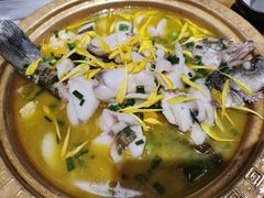 金汤菊花鲈鱼-老滇山寨•云南特色菜•地方菜•民族风情歌舞表演(金碧店)