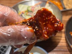 -明洞阿姨·韩式酱蟹烤肉·创意料理(三元桥店)