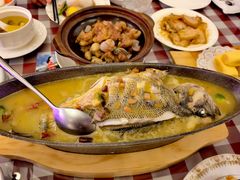 水煮鲍菇鲈鱼-邓丽君音乐主题餐厅