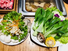 蔬菜拼盘-草原塞蛮羊火锅城(港湾店)