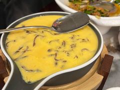 油鸡枞蒸水蛋-蔼若春.传承云南菜(金碧公园店)