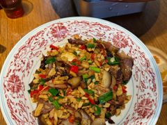 蒜椒炒湘西腊肉-印象鲵宴·张家界地标美食名片(溪布街店)