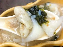 紫菜汤鱼皮饺拼水菱角-老西关濑粉(文明路店)