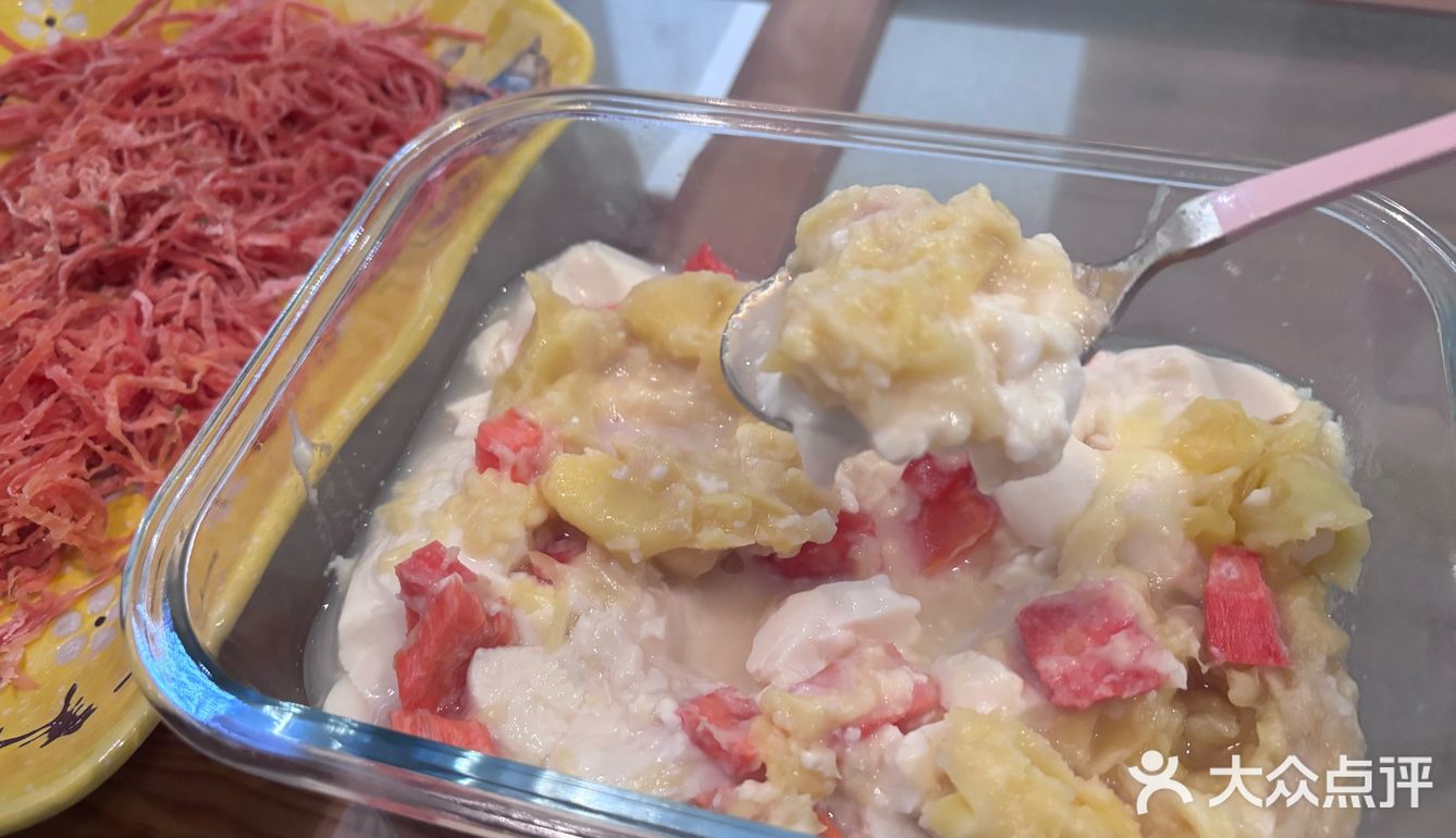榴莲豆花