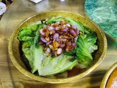 红葱头淋生菜-桃姐农庄老字号(从化温泉店)