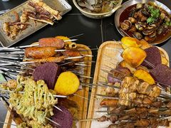 菜单里全部点了一遍-老虎滩大连海鲜烧烤(建邺云锦路总店)