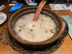 窝蛋牛肉珍菌粥-南拳十三姨·潮汕砂锅粥(世纪金源店)
